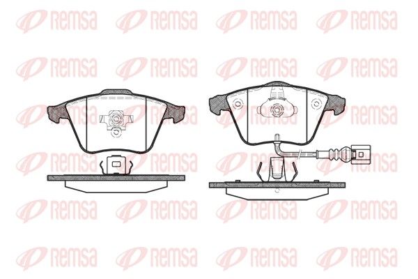 REMSA 0964.32 Brake Pad Set, disc brake