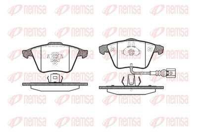Brake Pad Set, disc brake REMSA 0964.32