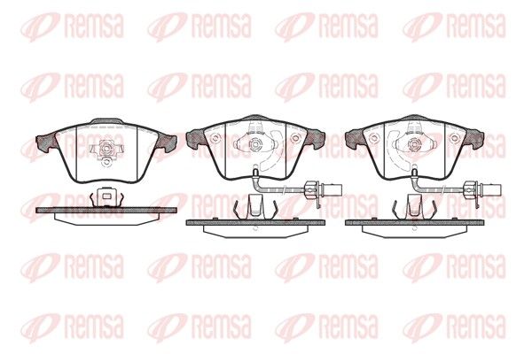 REMSA 0964.12 Brake Pad Set, disc brake