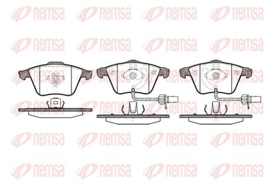 Brake Pad Set, disc brake REMSA 0964.12