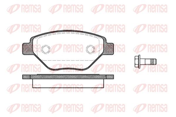 REMSA 0977.00 Brake Pad Set, disc brake