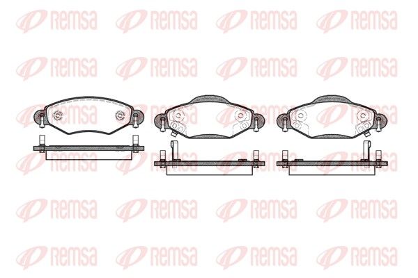 REMSA 0978.02 Brake Pad Set, disc brake
