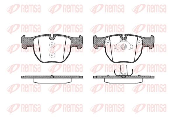 REMSA 0979.00 Brake Pad Set, disc brake