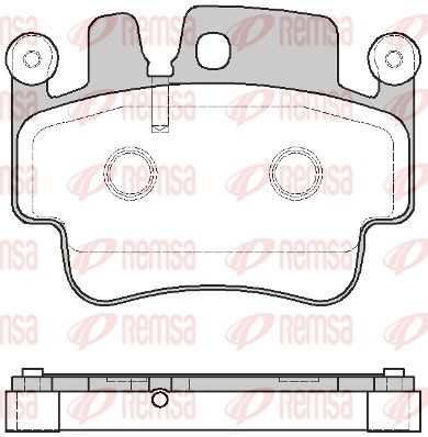 REMSA 0982.00 Brake Pad Set, disc brake