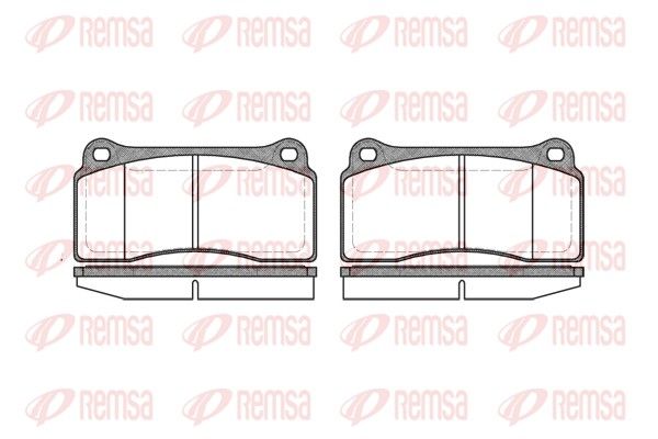 REMSA 0983.00 Brake Pad Set, disc brake
