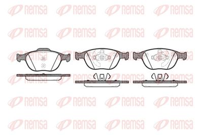 Brake Pad Set, disc brake REMSA 0984.00
