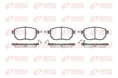 Brake Pad Set, disc brake REMSA 0985.02