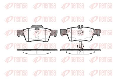 Brake Pad Set, disc brake REMSA 0991.00