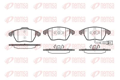 Brake Pad Set, disc brake REMSA 1030.01