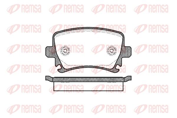 REMSA 1031.00 Brake Pad Set, disc brake