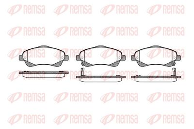 Brake Pad Set, disc brake REMSA 1046.02
