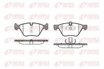 Brake Pad Set, disc brake REMSA 1052.00