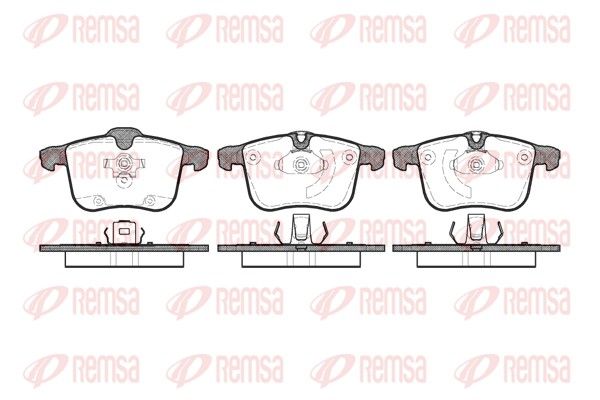 REMSA 1053.00 Brake Pad Set, disc brake