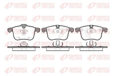 Brake Pad Set, disc brake REMSA 1053.00