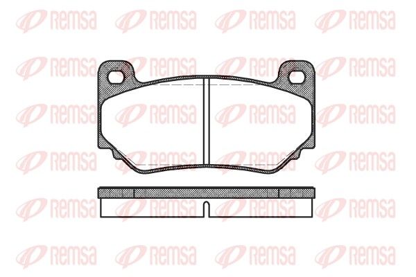 REMSA 1057.00 Brake Pad Set, disc brake