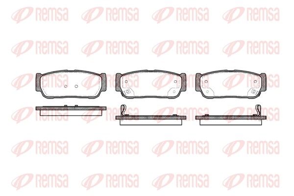 REMSA 1063.02 Brake Pad Set, disc brake