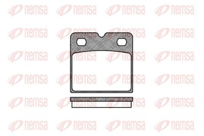 Brake Pad Set, disc brake REMSA 1067.00