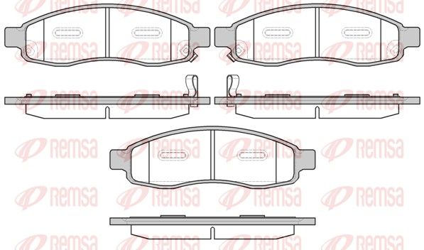 REMSA 1094.32 Brake Pad Set, disc brake