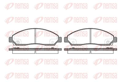 Brake Pad Set, disc brake REMSA 1098.14