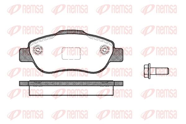 REMSA 1100.00 Brake Pad Set, disc brake