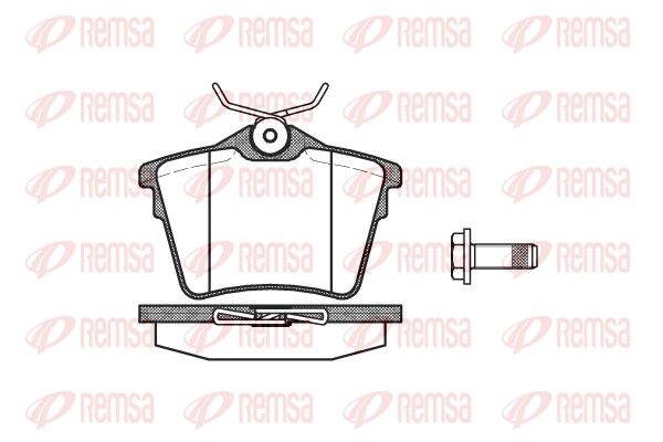 REMSA 1103.00 Brake Pad Set, disc brake
