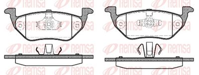 Brake Pad Set, disc brake REMSA 1125.00