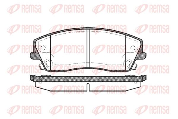 REMSA 1126.08 Brake Pad Set, disc brake