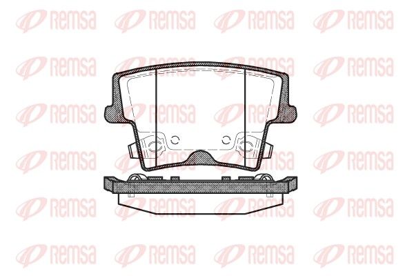 REMSA 1127.08 Brake Pad Set, disc brake