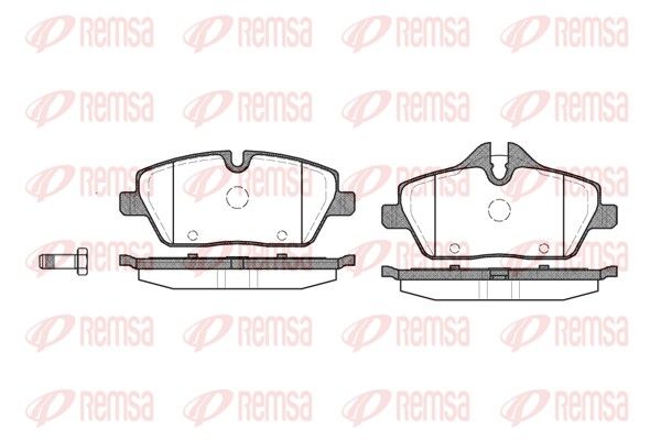 REMSA 1131.00 Brake Pad Set, disc brake