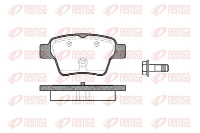 Brake Pad Set, disc brake REMSA 1138.00