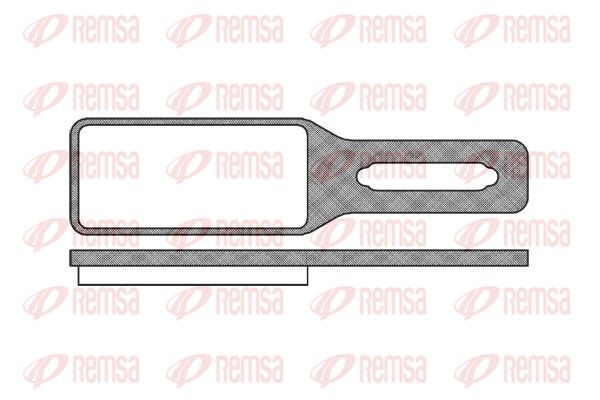 REMSA 1141.00 Brake Pad Set, disc brake