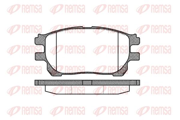 REMSA 1143.00 Brake Pad Set, disc brake