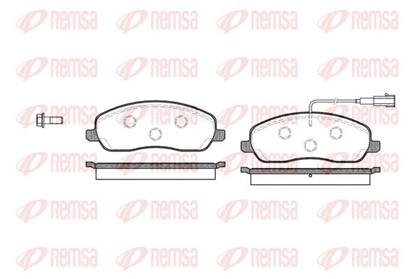 REMSA 1146.02 Brake Pad Set, disc brake