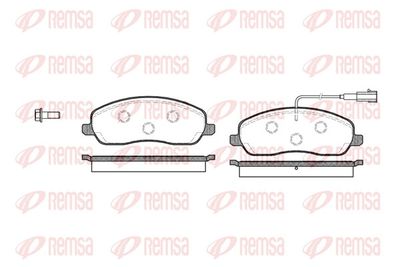 Brake Pad Set, disc brake REMSA 1146.02