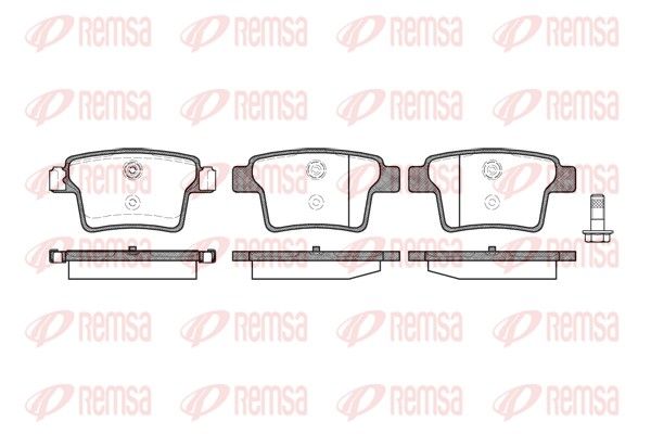 REMSA 1149.10 Brake Pad Set, disc brake