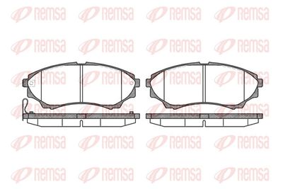 Brake Pad Set, disc brake REMSA 1151.00