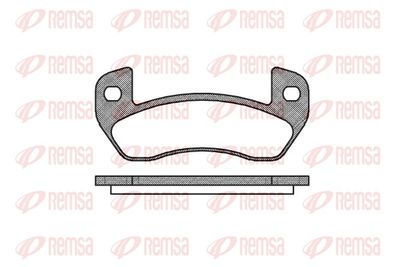 Brake Pad Set, disc brake REMSA 1152.00