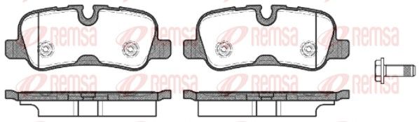 REMSA 1159.10 Brake Pad Set, disc brake