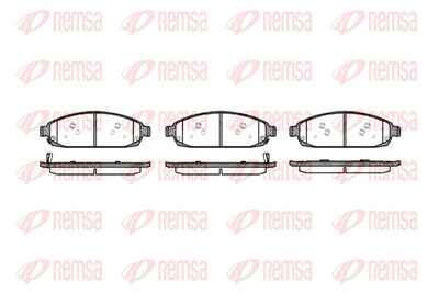 Brake Pad Set, disc brake REMSA 1173.02
