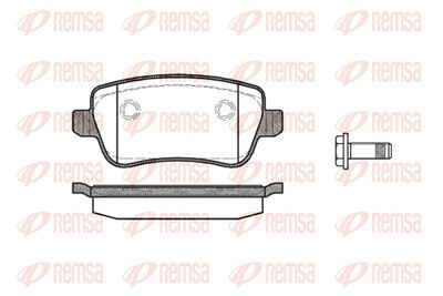 Brake Pad Set, disc brake REMSA 1178.00