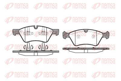 Brake Pad Set, disc brake REMSA 1179.00