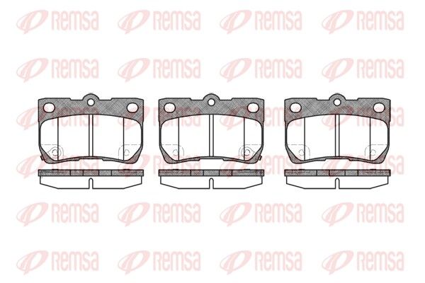 REMSA 1181.02 Brake Pad Set, disc brake