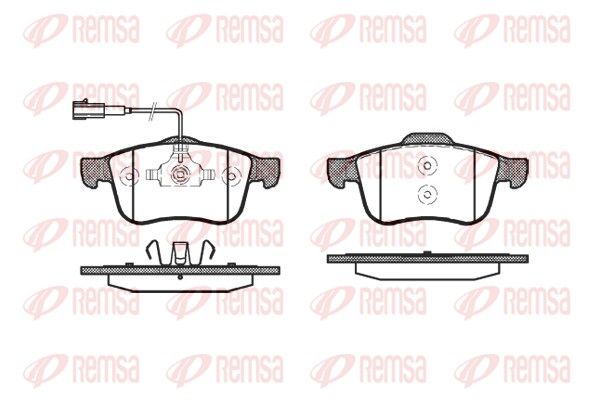 REMSA 1183.02 Brake Pad Set, disc brake