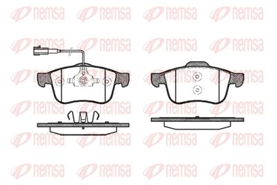 Brake Pad Set, disc brake REMSA 1183.02