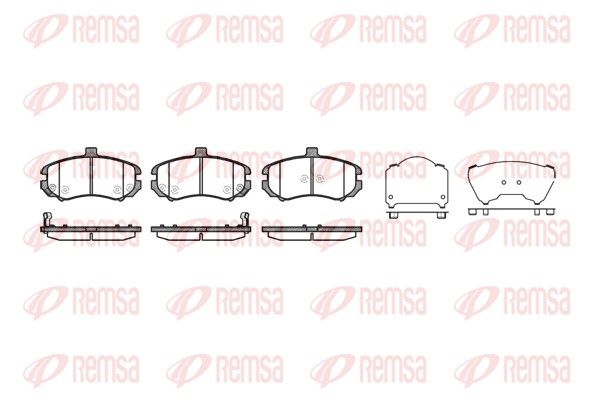 REMSA 1194.02 Brake Pad Set, disc brake
