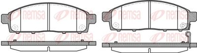 Brake Pad Set, disc brake REMSA 1242.01
