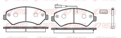 Brake Pad Set, disc brake REMSA 1275.12