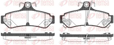 Brake Pad Set, disc brake REMSA 1285.12