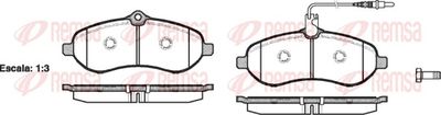 Brake Pad Set, disc brake REMSA 1292.01