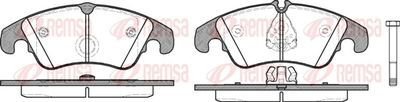 Brake Pad Set, disc brake REMSA 1304.10